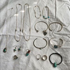 Sterling Silver / Turquoise Jewelry Bundle
